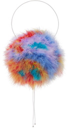 FAL-ASH Multicolor Feather Hoop Bag