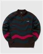 By Parra One Weird Wave Knitted Pullover Brown - Mens - Pullovers