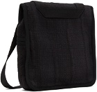 BYBORRE Black Recycled Nylon Messenger Bag