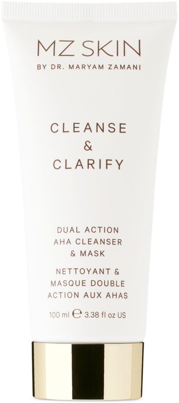 Photo: MZ SKIN Cleanse & Clarify Dual Action AHA Cleanser & Mask, 100 mL