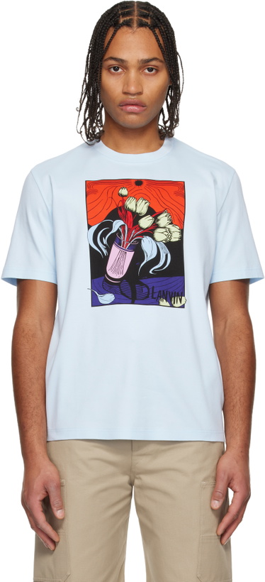 Photo: Lanvin Blue Vase Print T-shirt