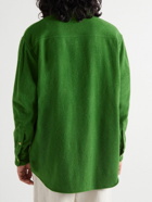 Auralee - Wool-Blend Tweed Shirt - Green