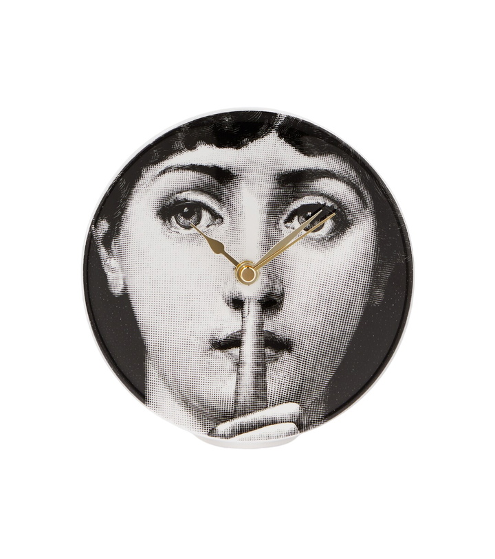 Photo: Fornasetti Silenzio ceramic table clock