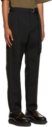 sacai Black Belted Lounge Pants