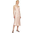 Róhe Pink Lace Slip Dress