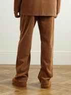 ZEGNA x The Elder Statesman - Straight-Leg Cotton and Oasi Cashmere-Blend Corduroy Trousers - Brown