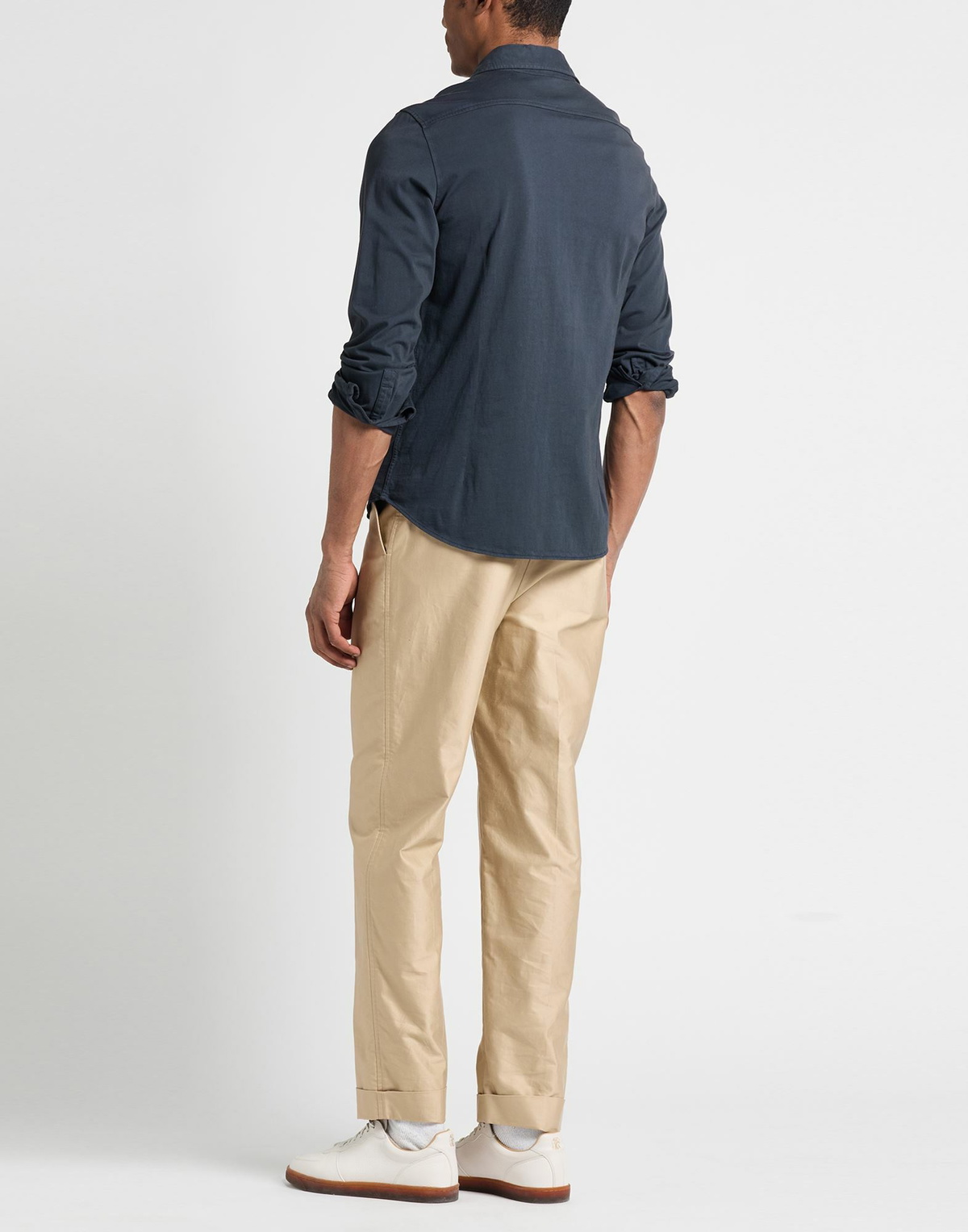 Drumohr Mens Shirt in Midnight blue