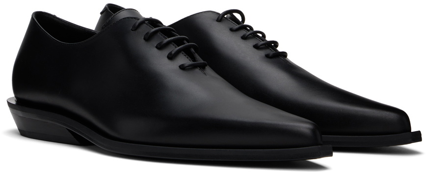 Ann Demeulemeester Black Mika Pointy Micro Heel Oxfords
