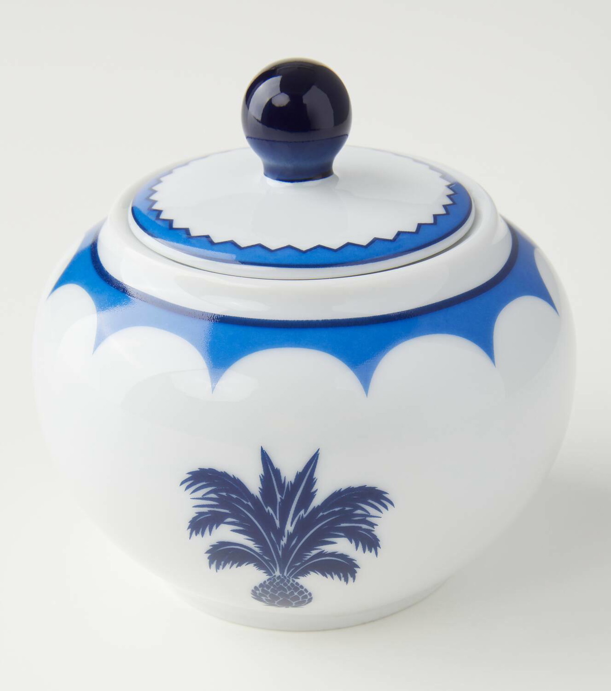 Aquazzura Casa Jaipur porcelain sugar bowl