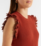 Ulla Johnson Noelle knitted lamé midi dress