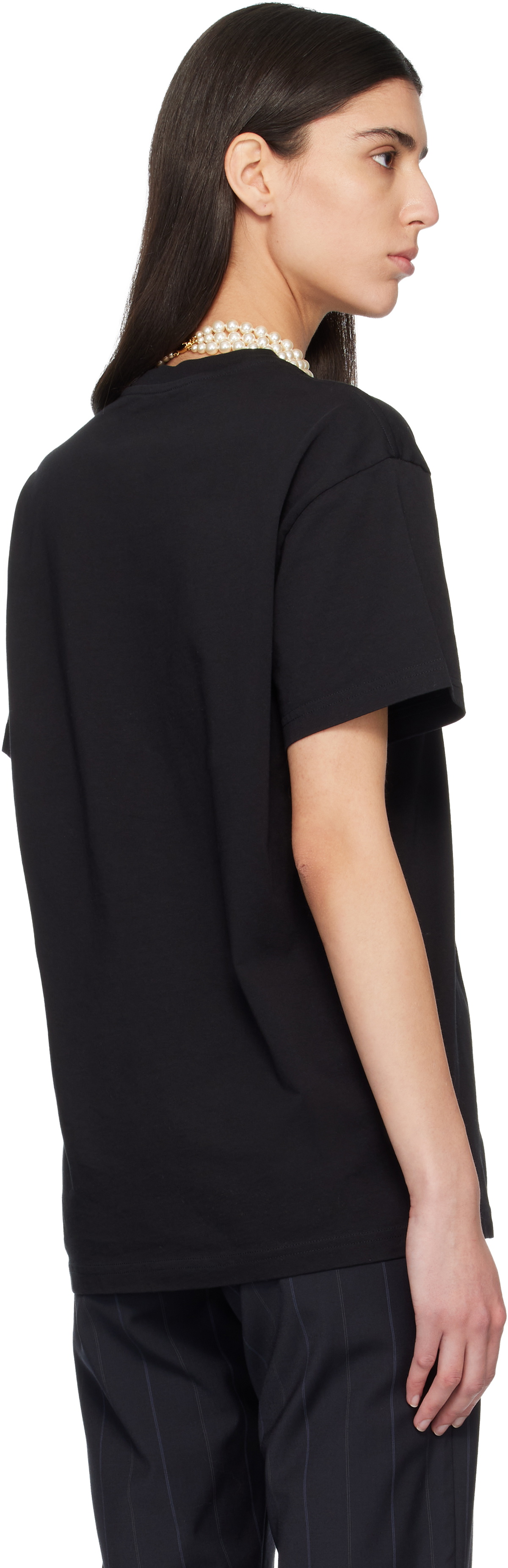 Vivienne Westwood Black Oversized Orb Classic T-shirt