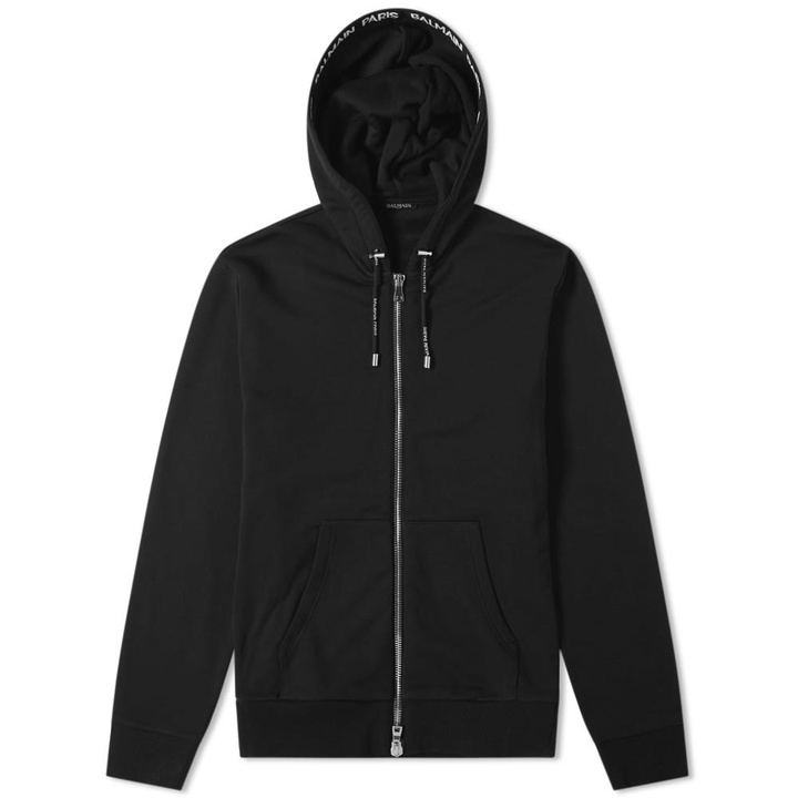 Photo: Balmain Taped Zip Hoody