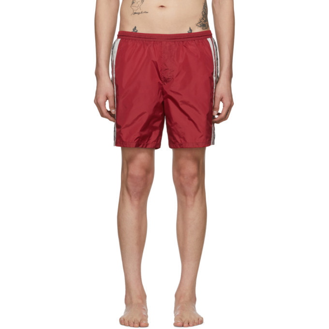 Photo: Gucci Red GG Swim Shorts