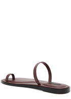A.emery Turi Leather Sandals Maroon