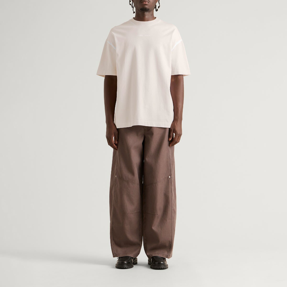 END. x Samsøe Samsøe Men's Sajason T-Shirt in Ecru