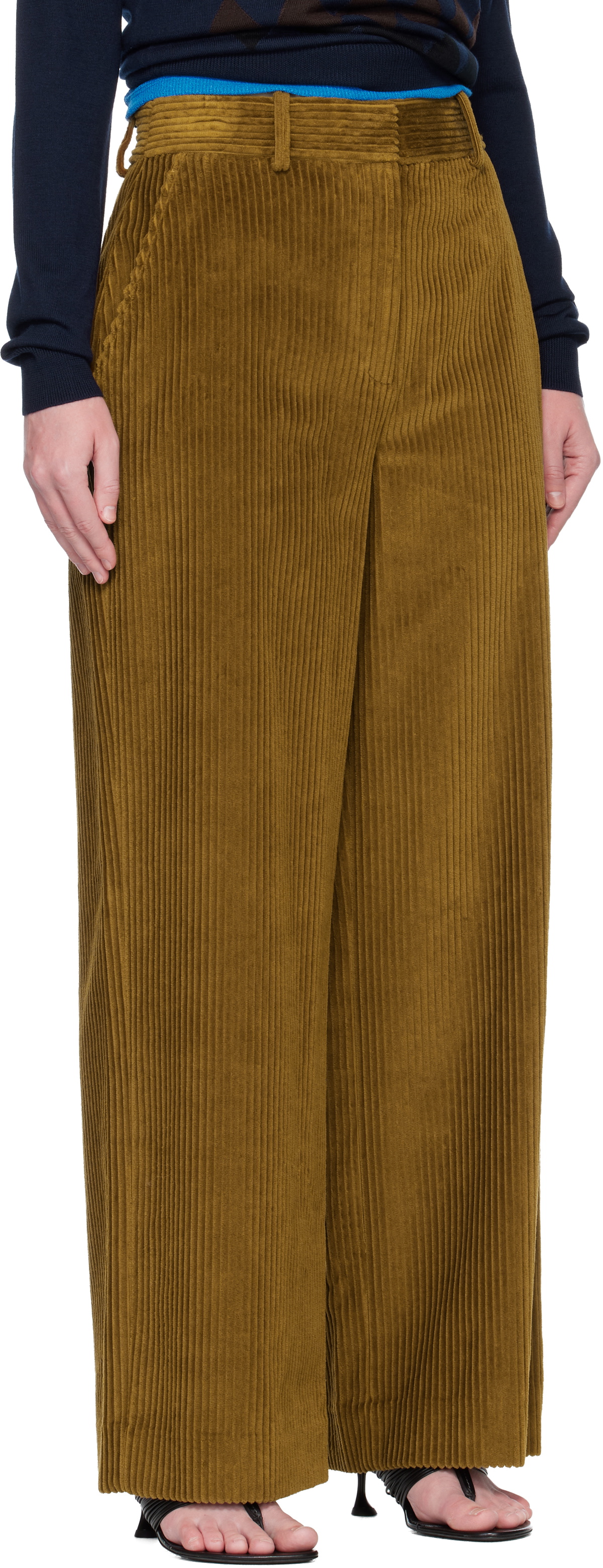 Proenza Schouler Tan Lidie Trousers