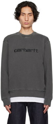 Carhartt Work In Progress Gray Duster Sweatshirt