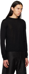 Rick Owens Black Biker Level Sweater