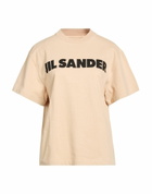 Jil Sander Womens T-shirt in Sand
