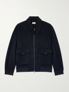 Hartford - Doug Double-Faced Wool-Blend Jacket - Blue