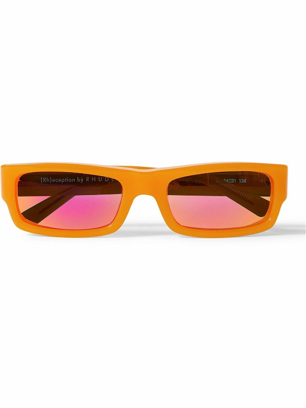 Photo: Rhude - Rhoyce Rectangular-Frame Acetate Sunglasses