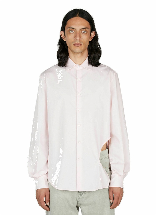Photo: Ottolinger - Oversized Cut-Out Shirt in Pink