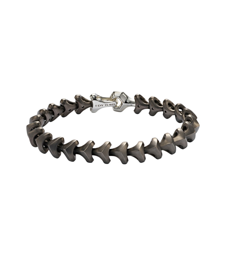Photo: David Yurman Armory® sterling silver and titanium bracelet