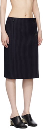 CO Navy Wrap Miniskirt