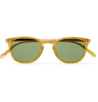 Garrett Leight California Optical - Kinney 47 Square-Frame Acetate Sunglasses - Yellow