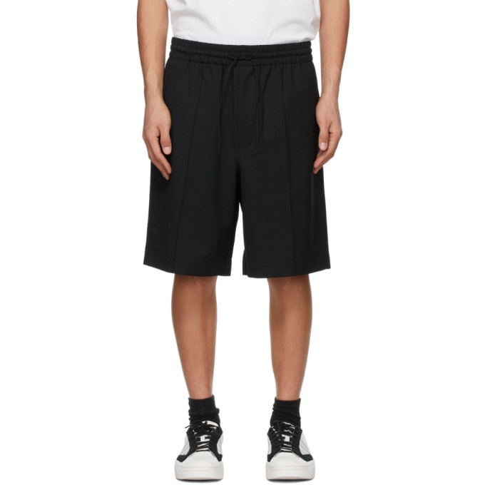 Photo: Y-3 Black Wool Tailored Shorts