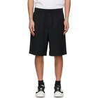 Y-3 Black Wool Tailored Shorts