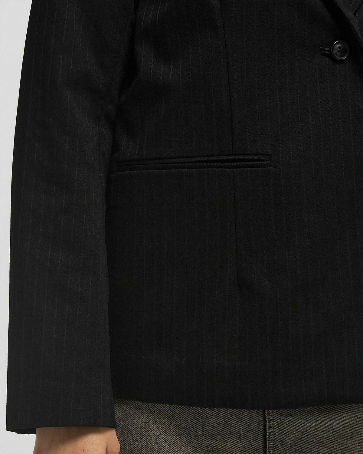 ØLÅF PINSTRIPE BLAZER Black Women