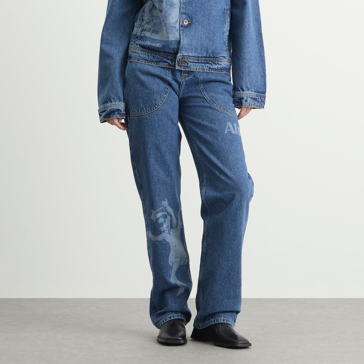 Ahluwalia Women's Laser Jeans in Vintage Indigo