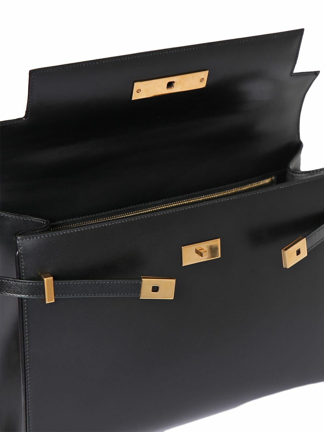 SAINT LAURENT Manhattan Leather Top Handle Bag