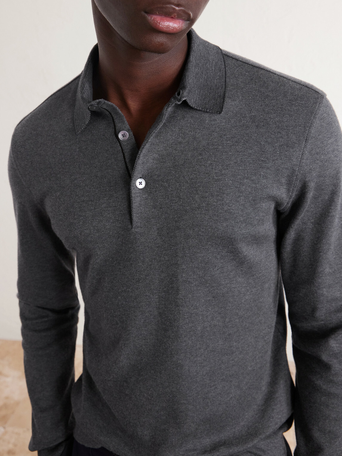 Zegna - Cotton Polo Shirt - Gray