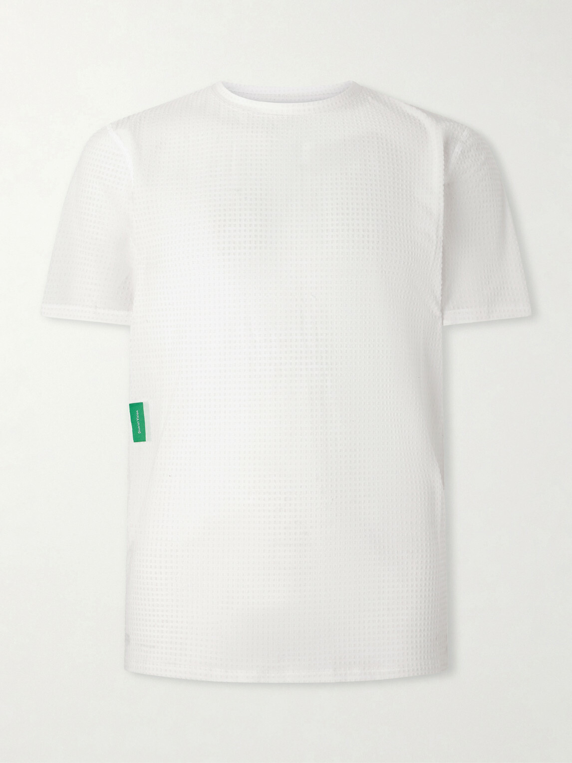 DISTRICT VISION - Performance Lab Textured Stretch-Jersey T-Shirt - White