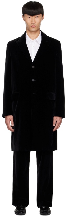 Photo: The Row Black Hugh Coat