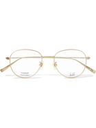 DUNHILL - Round-Frame Gold-Tone Optical Glasses