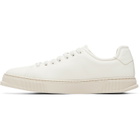 Ferragamo Off-White Elastic Lace Sneakers