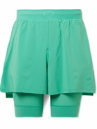 Lululemon - Vented Straight-Leg Perforated Recycled-Swift™ Tennis Shorts - Green