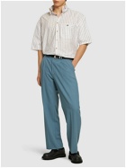 VIVIENNE WESTWOOD Striped Cotton Poplin S/s Shirt