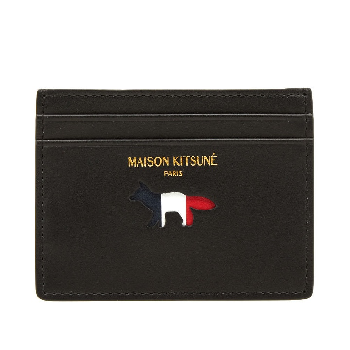 Photo: Maison Kitsun&eacute; Tricolour Leather Card Holder