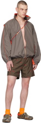 Robyn Lynch Brown Paneled Jacket