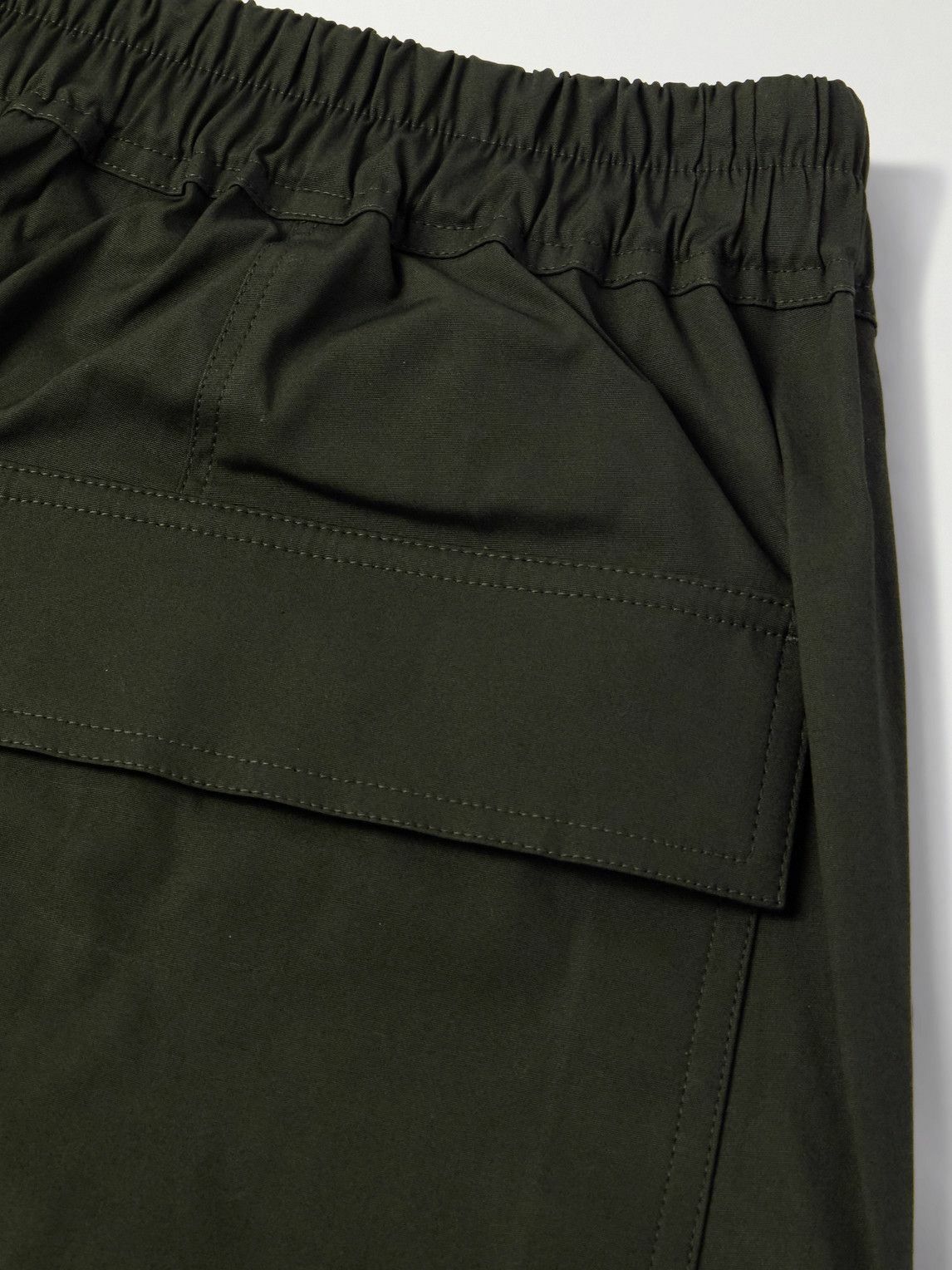 Rick Owens - Pod Cotton-Blend Poplin Drawstring Cargo Shorts