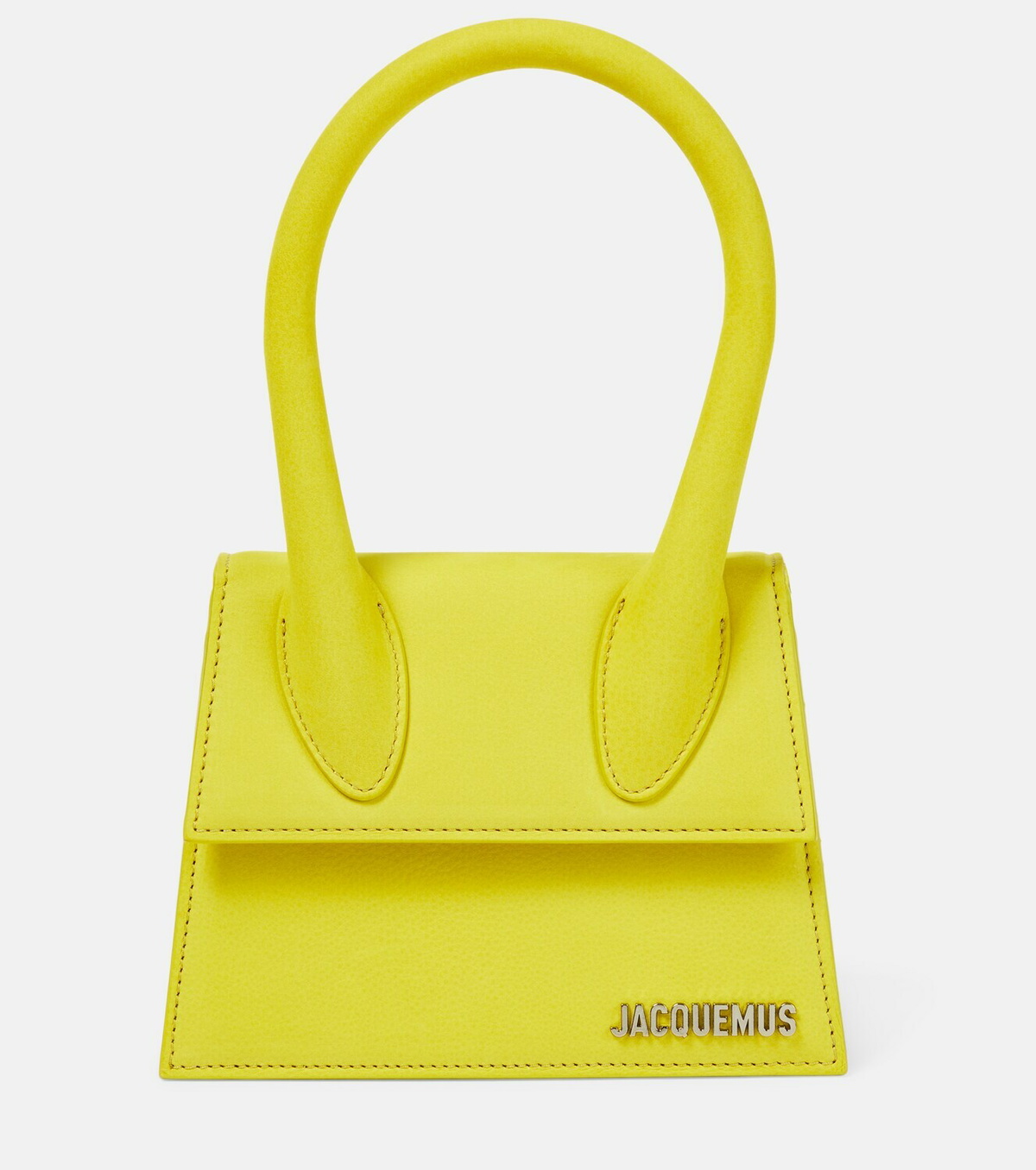 Jacquemus Le Chiquito Leather Mini Bag in Yellow