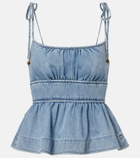 Zimmermann Wanderlust denim top