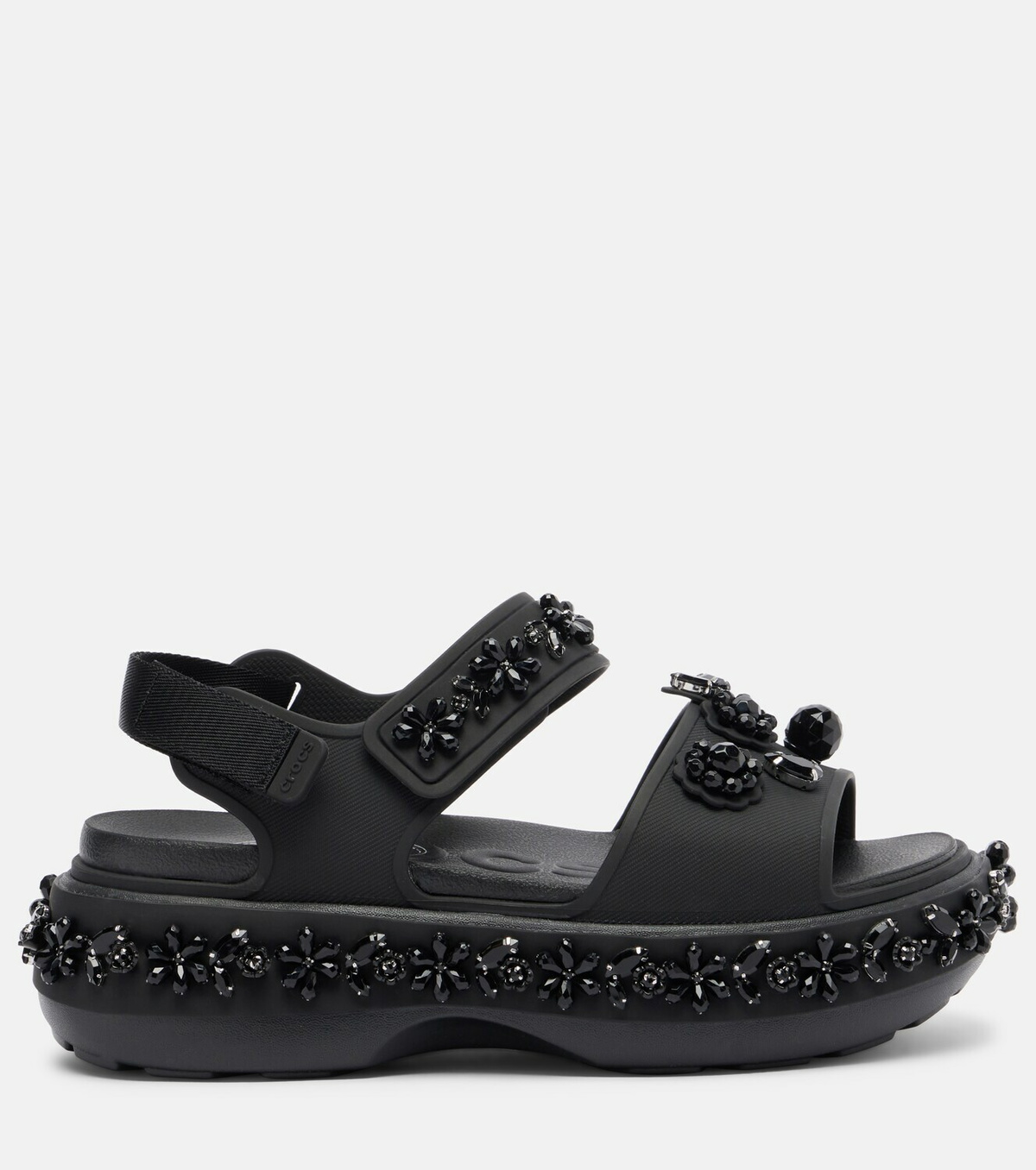 Simone Rocha x Crocs embellished platform sandals