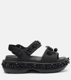 Simone Rocha x Crocs embellished platform sandals
