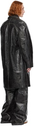 EGONlab Black Vinyle Coat