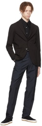 Ring Jacket Brown Cotton Blazer